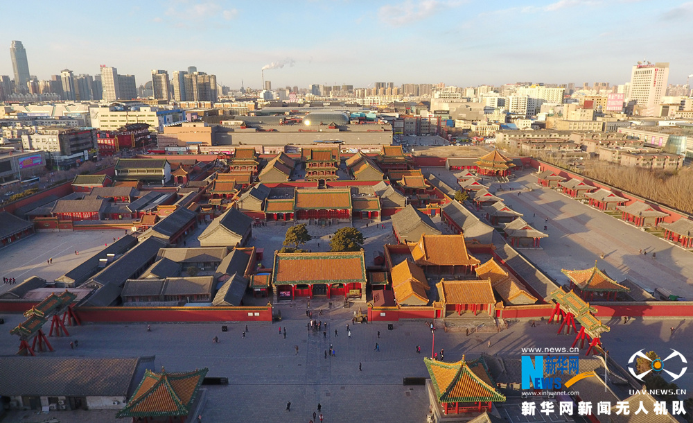 【"飞阅"中国】航拍宫殿建筑群 沈阳故宫