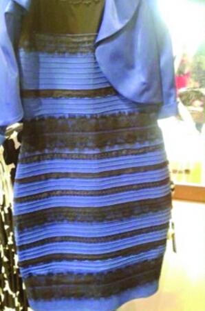 裙子颜色引发网民热议 实物确为蓝黑色?