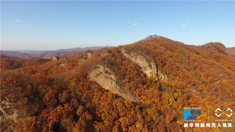 无人机之旅|天女山枫叶红透 爱上抚顺的航拍在这儿2